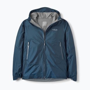 Men's rain jacket Rab Phantom Mountain tempest blue