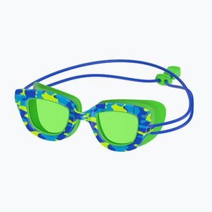 Children's swim goggles Speedo Sunny G Pop Seasiders Print speedo blue camo / jello green