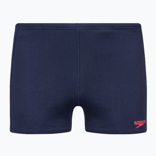 Men's Speedo Tech Panel navy/orange swim boxers