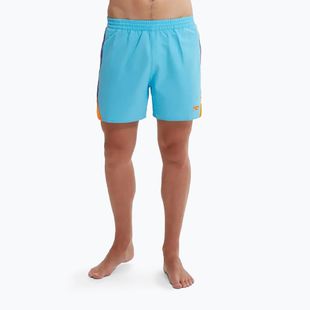 Speedo Hyperboom Splice 16" men's swim shorts picton blue/true cobalt/mandarin peel