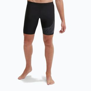 Men's Speedo Medley Logo Swim Jammer black/usa charcoal