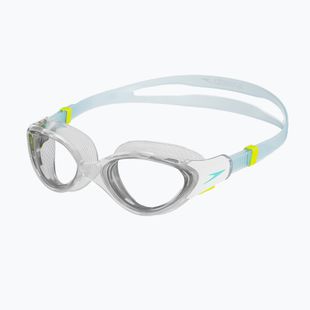 Women's swim goggles Speedo Biofuse 2.0 clear / white / marine blue / clear