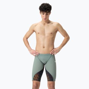 Speedo Fastskin LZR Ignite Jammer country green/black/nectarine men's swimming jammers