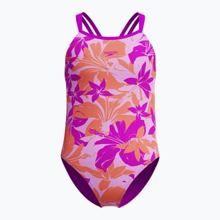 Speedo Printed Twinstrap diva children's one-piece swimsuit