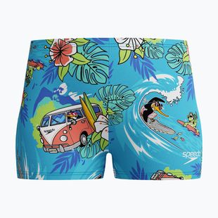 Children's swim boxers Speedo Learn To Swim Digital Allover Aquashort picton blue