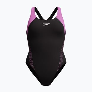 Women's one-piece swimsuit Speedo HyperBoom Splice Racerback neon violet