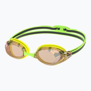 Speedo Vanquisher 3.0 Mirrored hyper yellow/grey/ablaze mirror swim goggles
