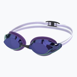 Women's swim goggles Speedo Vanquisher 3.0 Mirrored purple haze/iris/silver mirror