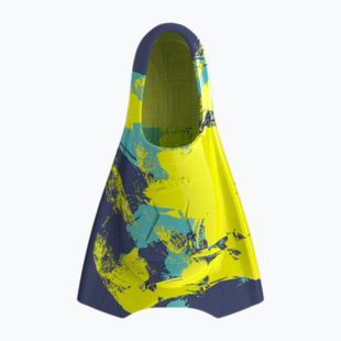 Speedo Short Blade hapuna blue/hyper yellow/arctic glass swimming fins