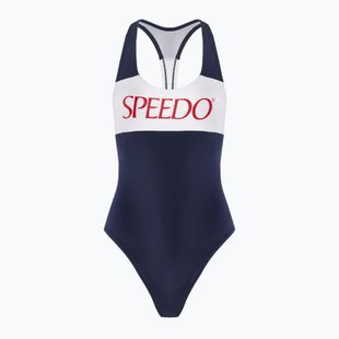 Speedo Colourblock Racerback women's one-piece swimsuit peacoat