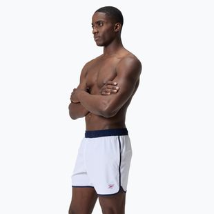 Men's Speedo Jetstream Retro Logo Volley 16" white swim shorts