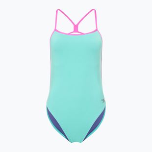 Speedo Solid Vback arctic glass women's one-piece swimsuit