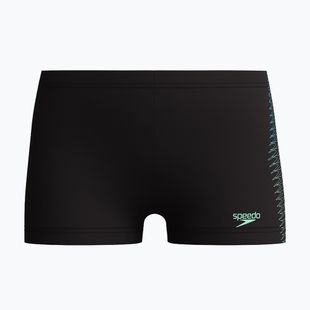Children's swim boxers Speedo Plastisol Placement Aquashort black/alfalfa green