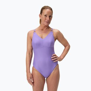 Women's one-piece swimsuit Speedo Shaping Strappy purple mist