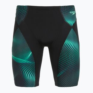 Men's swim jammers Speedo Endurance+ Max Compression Jammer black/turquoise gem