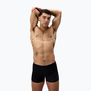 Men's swim boxers Speedo Medley Logo Aquashort black/lead grey