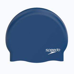 Swim cap Speedo Plain Moulded Silicone navy