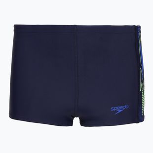 Boys' swim boxers Speedo Plastisol Placement Aquashort peacoat/deepsapphire