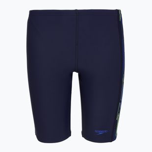 Boys' swim boxers Speedo Plastisol Placement Jammer Peacoat/Deepsapphire