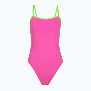 Women's one-piece swimsuit Speedo Solid Tri neon flamingo
