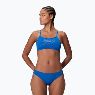 Women's two-piece swimsuitSpeedo Endurance+ Logo Thin Strap turkish sea
