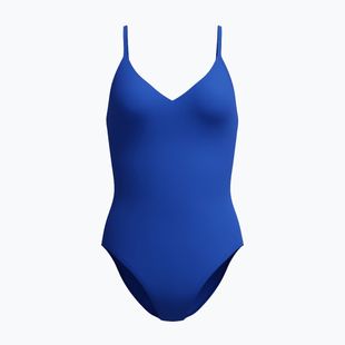 Women's one-piece swimsuit Speedo Solid V-Neck deep sapphire