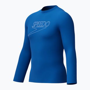 Men's swimming longsleeve Speedo Endurance+ Logo Rash Guard turkish sea