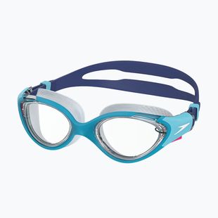 Women's swim goggles Speedo Biofuse 2.0 mayan blue/clear