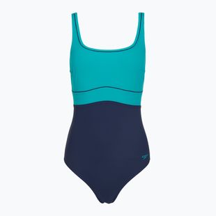 Ladies' one-piece swimsuit Speedo Shaping Contour Eclipse peacock teal/peacoat