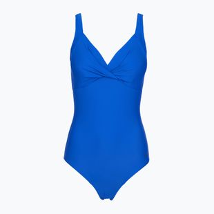 Ladies' one-piece swimsuit Speedo Shaping Cross Knot deep sapphire