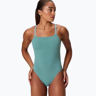 Women's one-piece swimsuit Speedo Active Back storm green