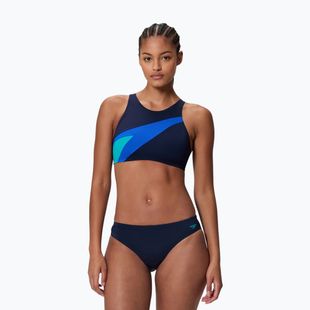 Women's two-piece swimsuitSpeedo Hyperboom Butterfly Back peacoat/deep sapphire