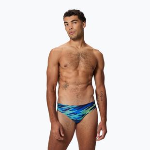 Men's swim briefs Speedo Hyperboom Print Brief 2.5" peacoat/deep sapphire