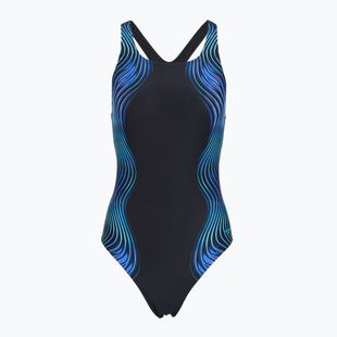 Ladies' one-piece swimsuit Speedo Print Medalist anthracite