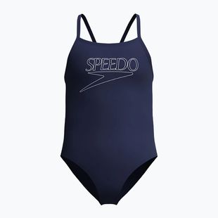 Children's one-piece swimsuit Speedo Endurance+ Logo Thinstrap peacoat