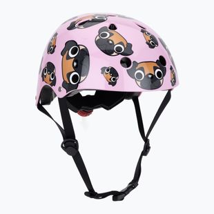 Hornit Pug pink/brown children's bike helmet