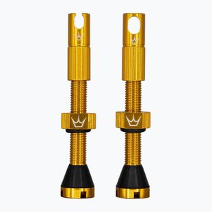 Peaty's X Chris King MK2 Presta Tubeless Valves Set 42 mm gold