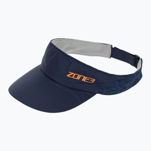 Running visor ZONE3 Lightweight Race Visor navy/blue marl/reflective silver