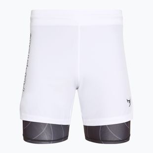 Men's training shorts FUMETSU Icon Dual Layer Fight white