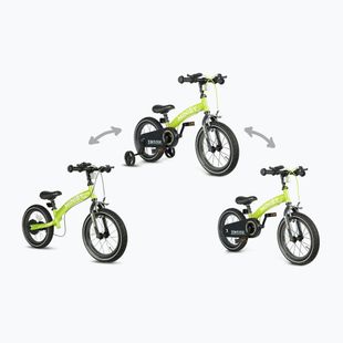 Children's bike Qplay Miniby 3in1 green
