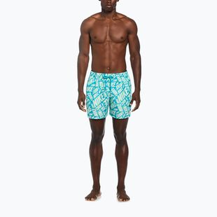Men's Nike Tossed 5" Volley swim shorts vapor green