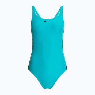 Women's one-piece swimsuit Nike Logo Tape Fastback dusty cactus