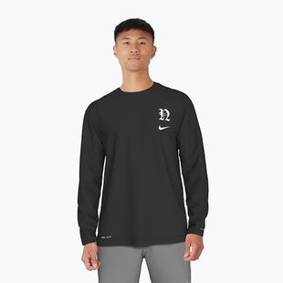 Men's Nike Luxe Letter Hydroguard Longsleeve black