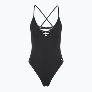 Women's one-piece swimsuit Nike Sneakerkini 2.0 Crossback black
