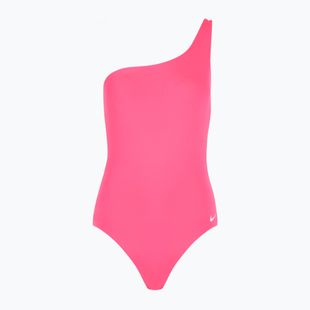 Women's one-piece swimsuit Nike Essential Asymmetrical hyper pink