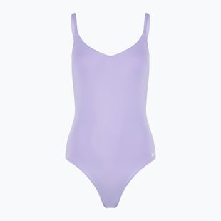 Women's one-piece swimsuit Nike Essential V-Neck hydrangeas