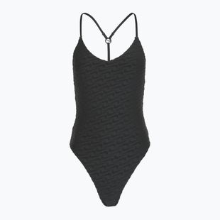 Women's one-piece swimsuit Nike Swoosh Link Y-Back black