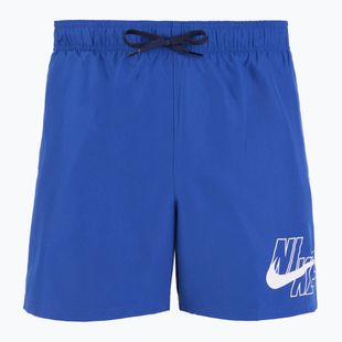 Men's Nike Logo Solid 5" Volley game royal swim shorts