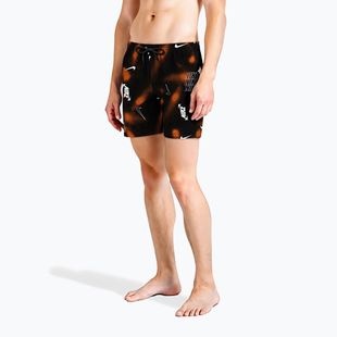 Men's swim shorts Nike Multi Print 7" Volley black