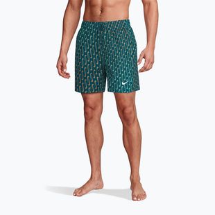 Men's swim shorts Nike Breaker Swoosh 5" Volley green abyss